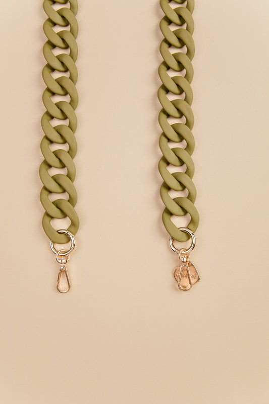 Cadena Lara verde musgo