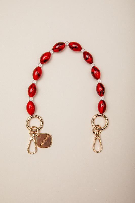 Cadena Lala corta roja