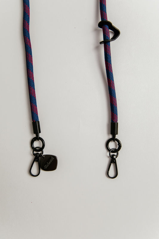 Cordón Milo azul rayas