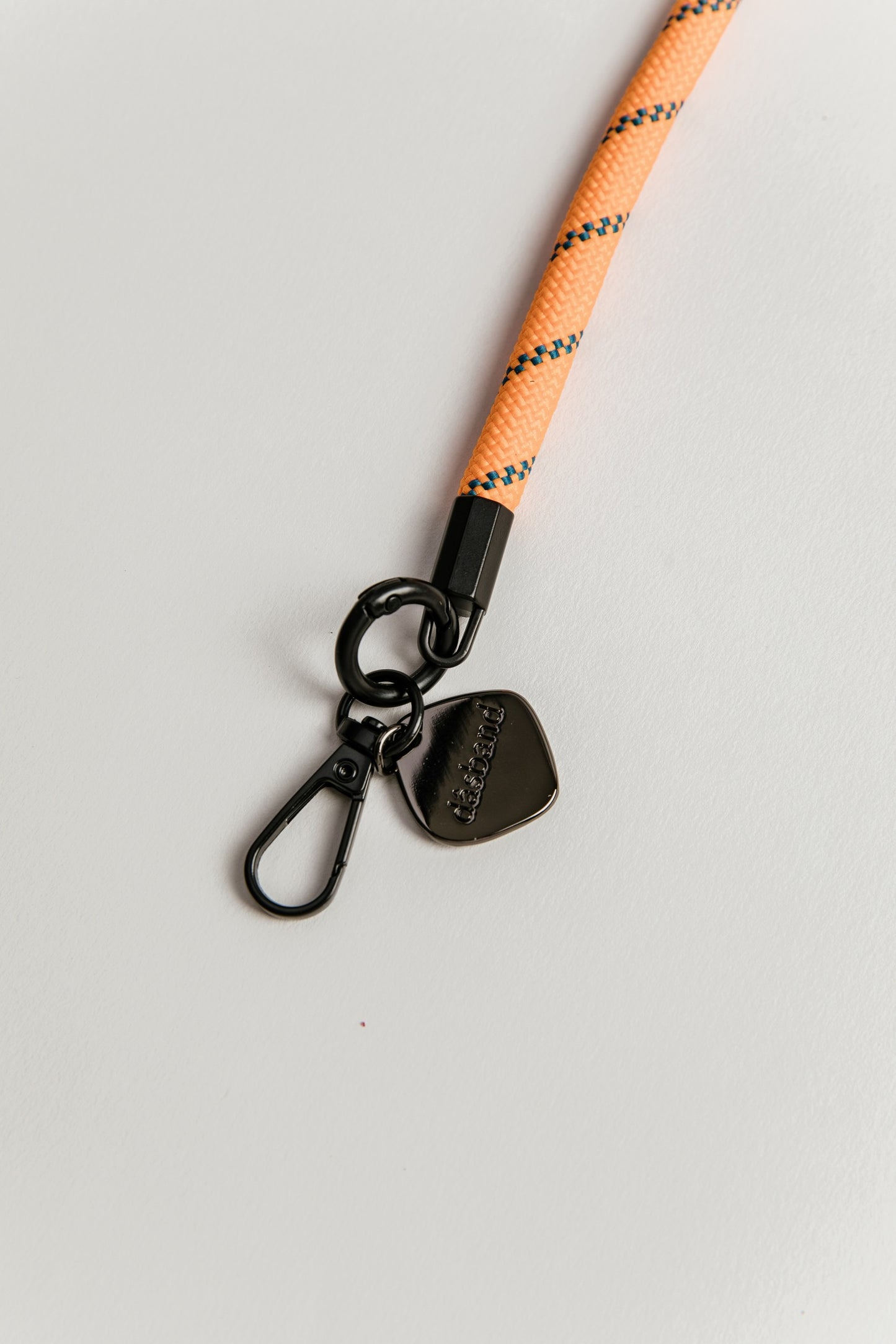 Cordón Milo naranja rayas