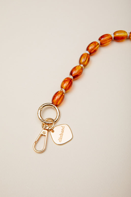 Cadena Lala corta marrón