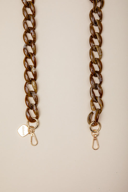 Cadena Lara marron mix