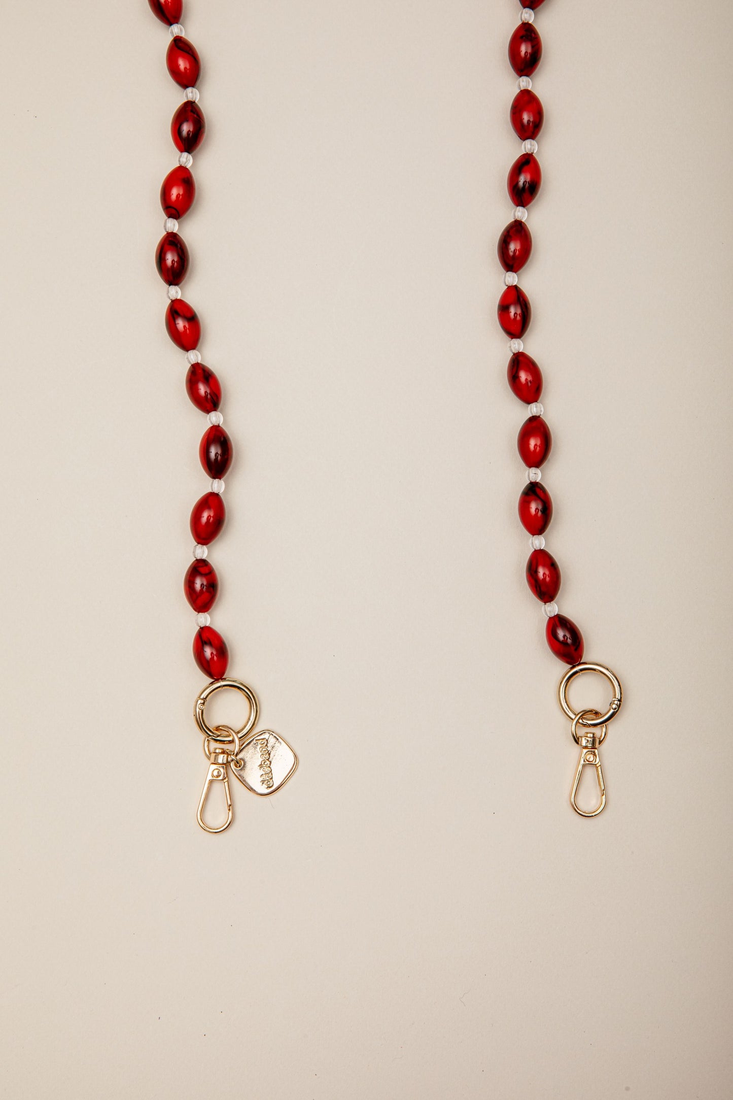 Cadena Lala larga rojo