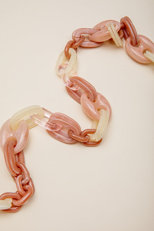 Cadena Manu multi rosada