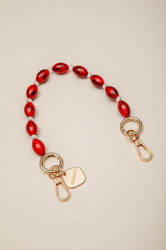 Cadena Lala corta roja