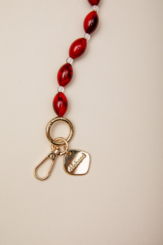 Cadena Lala larga rojo
