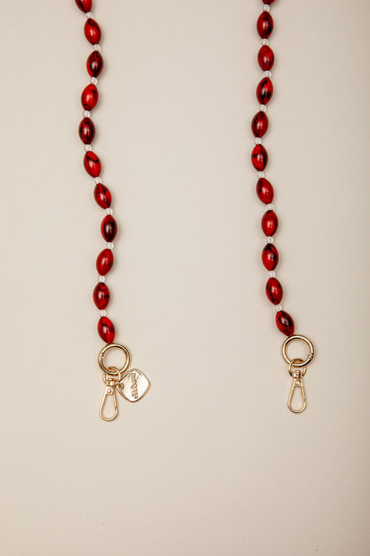 Cadena Lala larga rojo