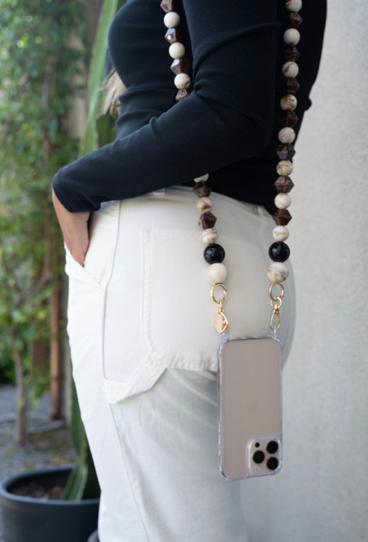 Cadena Fedra marrón mix